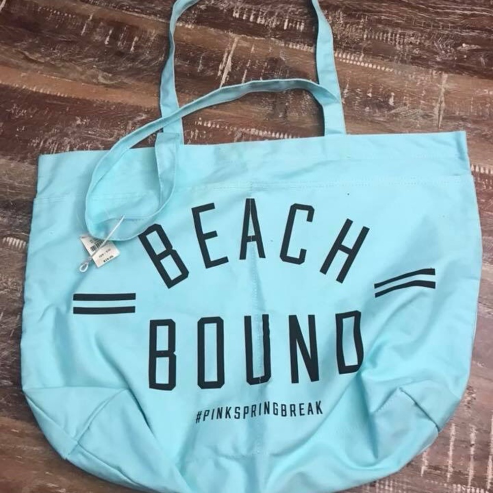 Pink tote bag
